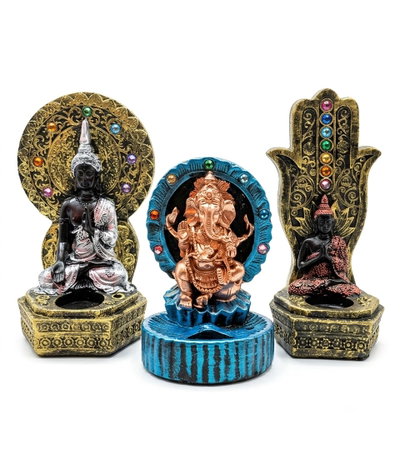 CASCADAS HUMO - PORTAVELA 7 CHAKRAS