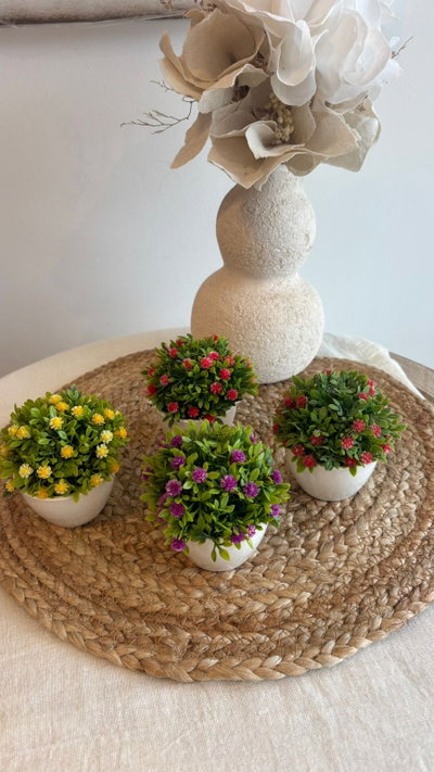 Mini plantas artificiales 