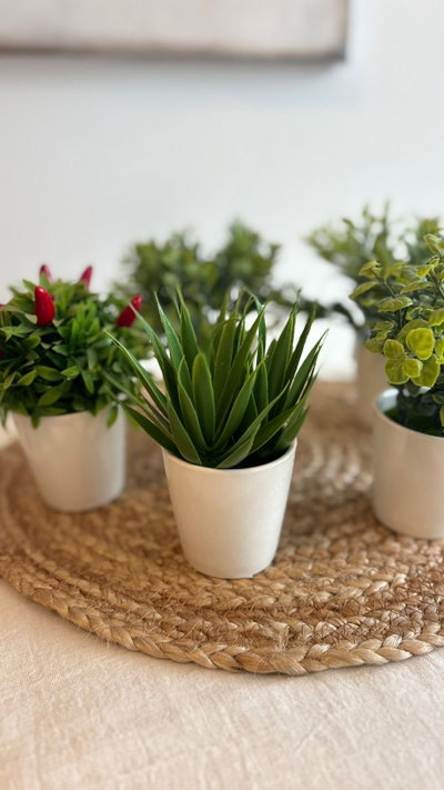 Mini plantas artificiales 