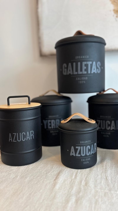 Latas organizadoras negras 