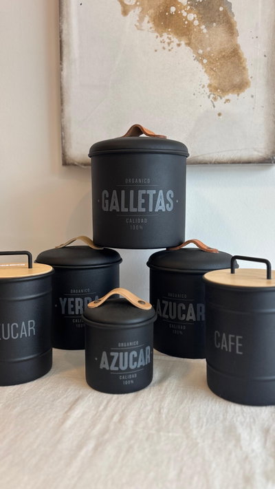 Latas organizadoras negras 