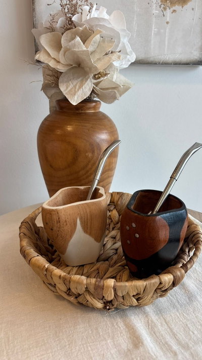 Mate ‘Estanciero’ blanco 