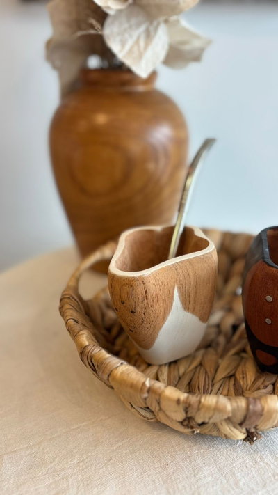 Mate ‘Estanciero’ blanco 