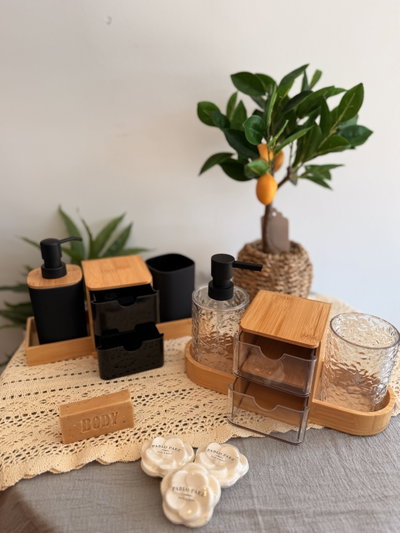 Set organizador de baño 