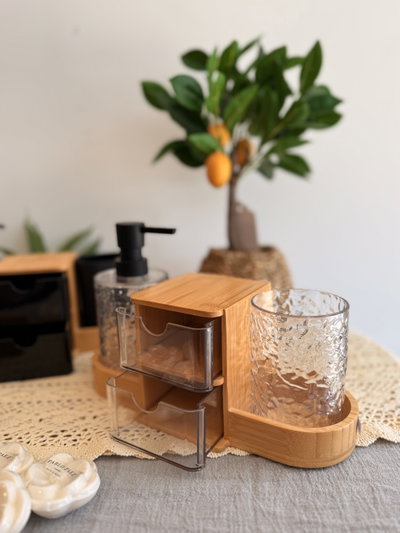 Set organizador de baño 