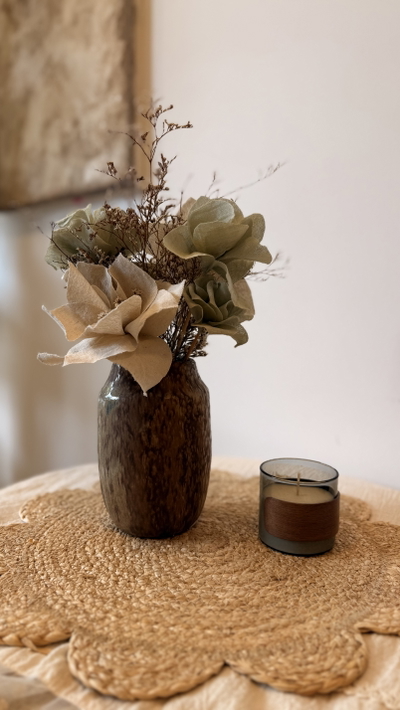 Florero rústico 