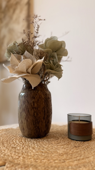 Florero rústico 