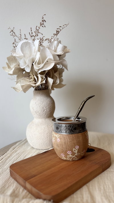 Mate imperial ‘Florcitas’ pintado 
