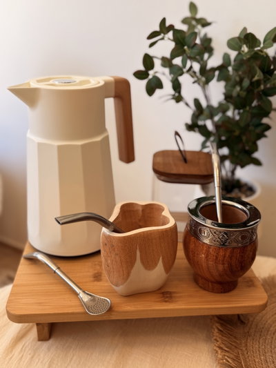 Mate ‘Estanciero’ blanco 