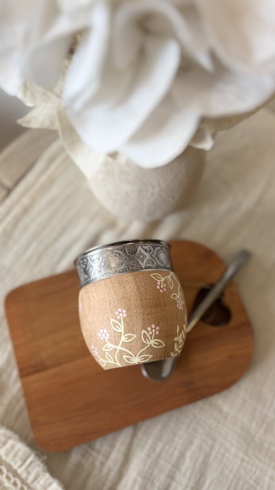Mate imperial ‘Florcitas’ pintado 