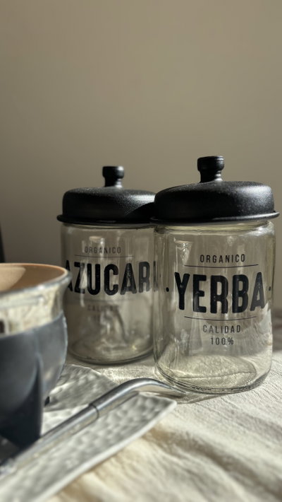 Set azúcar | yerba de vidrio 
