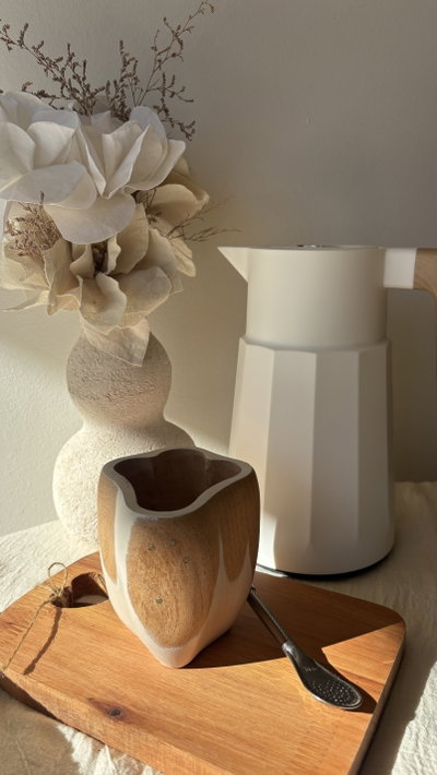 Mate ‘Estanciero’ blanco 