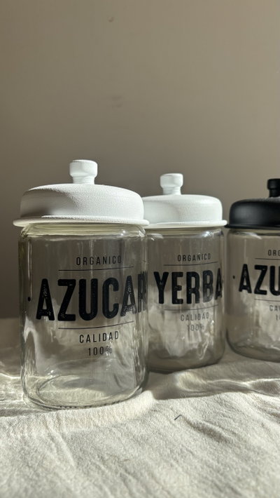 Set azúcar | yerba de vidrio 
