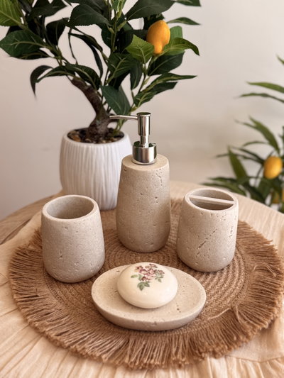 Set de baño ‘Jaspeado’ 