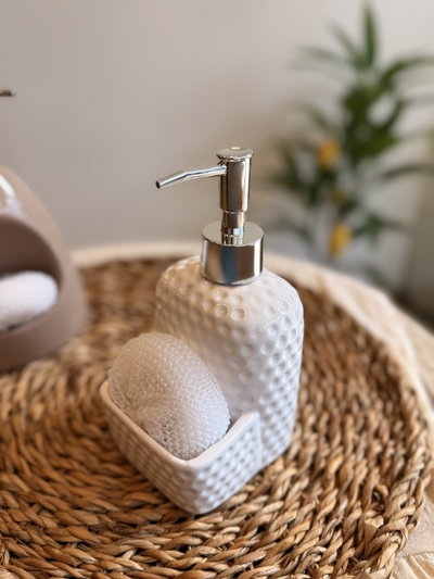 Dispenser de cocina con esponja 