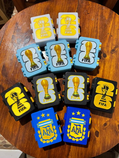 Cajitas para Figus del Mundial ⚽🌍