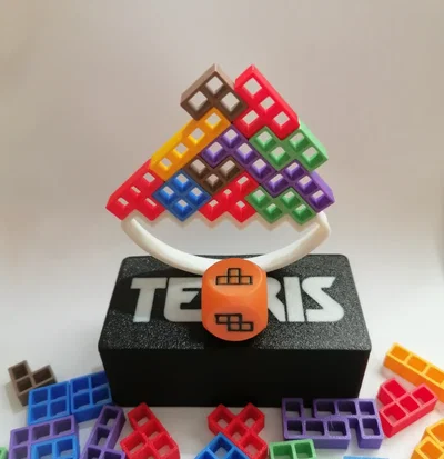 🧩🎮 Mini Tetris de Mesa – Juego de Equilibrio y Estrategia