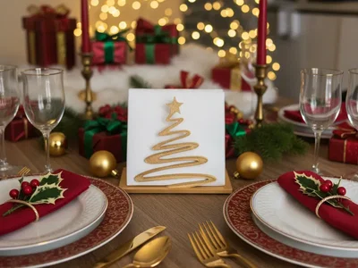 Servilletero Navideño Árbol de Navidad 🎄