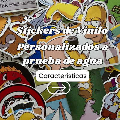 Stickers de Vinilo Personalizados (A prueba de agua)