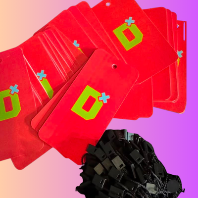 200 Etiquetas Ropa Tu Logo Personalizada Precinto 200 Unidades