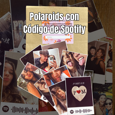 Polaroids con Código de Spotify