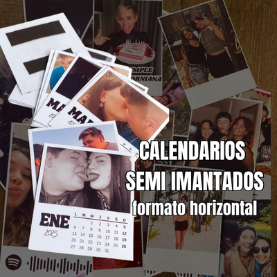 Calendario Imantado con Polaroids