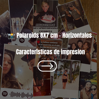 Polaroids Horizontales (8x7 cm)
