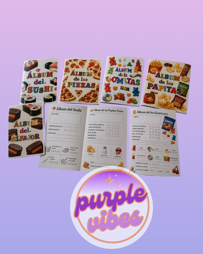 ¡Convertite en el crítico gastronómico con los Álbumes de Reviews de Purple Vibes!