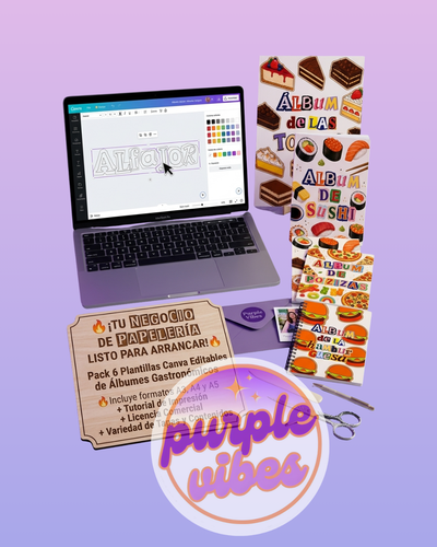 Mega Pack Plantillas Canva Editables - Colección Álbumes de Reviews Gastronómicas