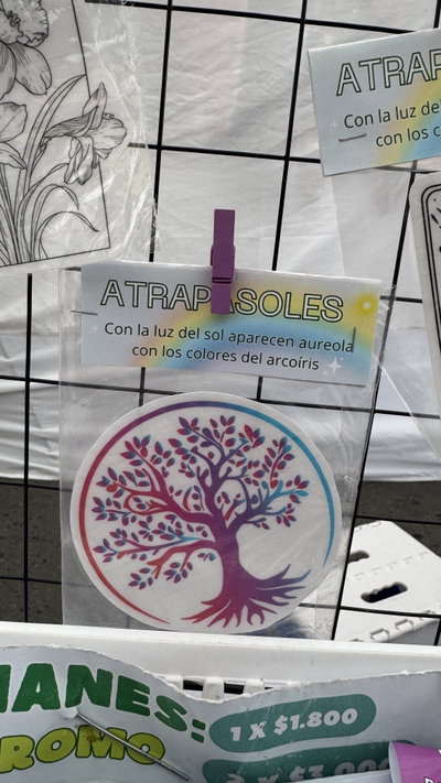 atrapasoles en stickers modelo Árbol de la vida 