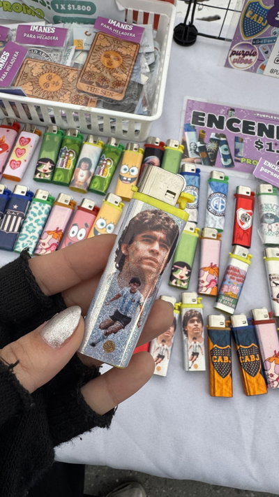 encendedores modelo Maradona 