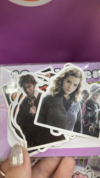 Combo de 10 stickers a prueba de agua Harry Potter  