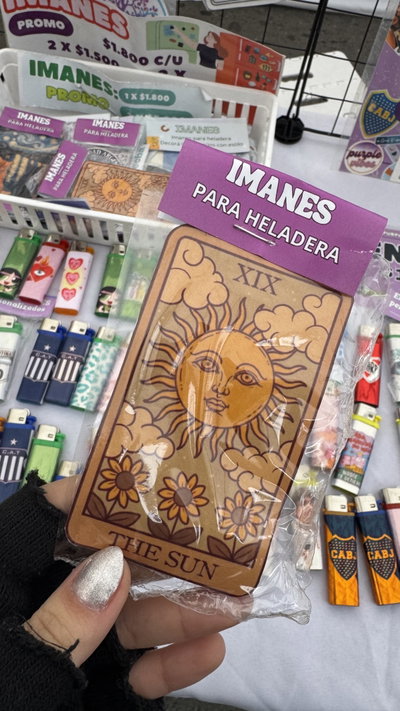 Imán carta de tarot el sol 