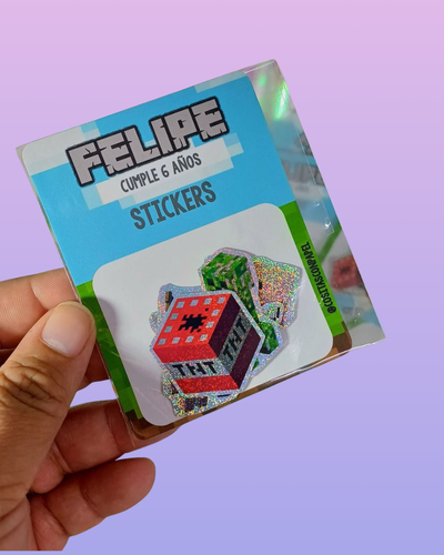 souvenir Stickers Personalizados para Cumpleaños y Eventos