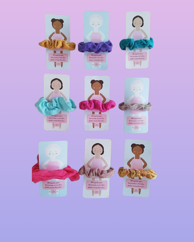 Tarjeta de Agradecimiento Personalizada con Scrunchie