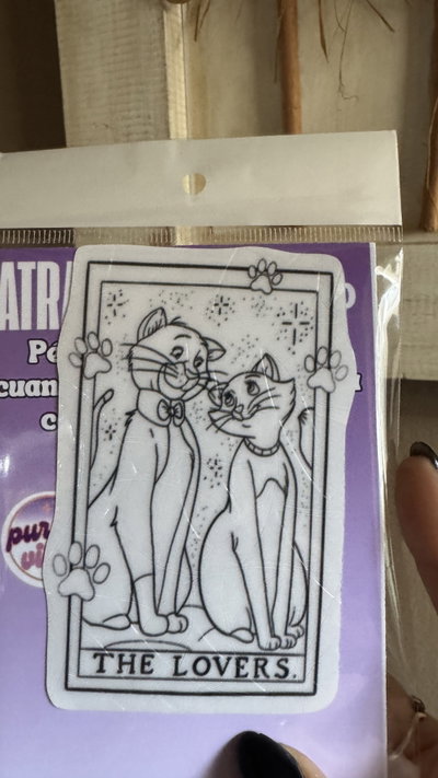 Atrapasol en stickers carta de Tarot the lovers