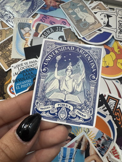 Universidad pública y gratuita stickers 