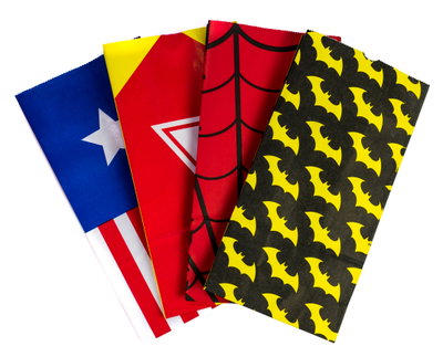 Bolsas Piñata Superhéroes Cumpleaños Golosineras X10