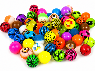 30 Pelotas Saltarinas Juguete Piñata Souvenir