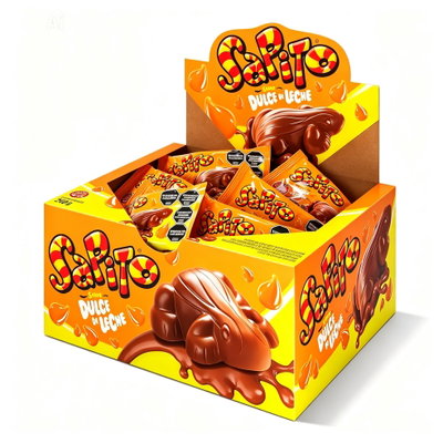 Chocolate Sapito Dulce de Leche Caja X 24 Unidades