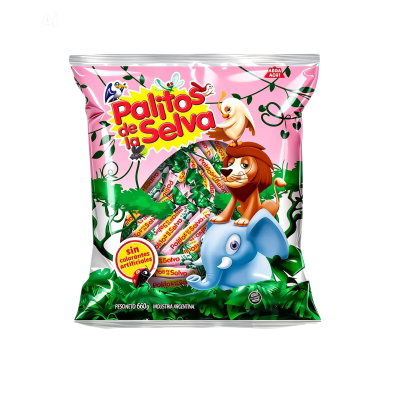 Palitos De La Selva 600g Frutilla Vainilla Caramelo