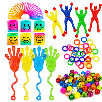 50 Juguetes Para La Piñata Resortes Super Héroes Souvenir