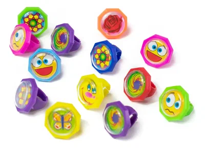 20 Anillos Fantasy Emoji Cotillon Souvenir Para Piñata
