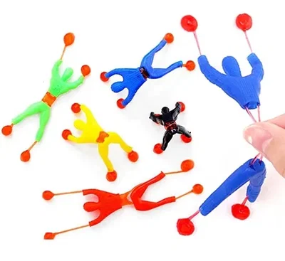 12 Spiderman Pegajoso Grandes Souvenir Hombre Araña
