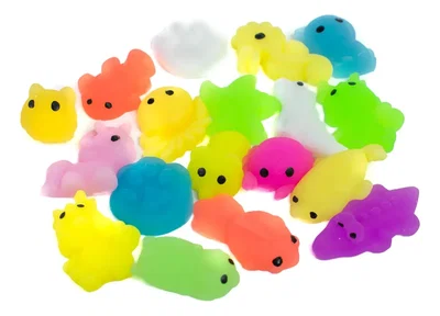 Mini Squishy Mochi X40 Animales Surtido Antiestrés Importado