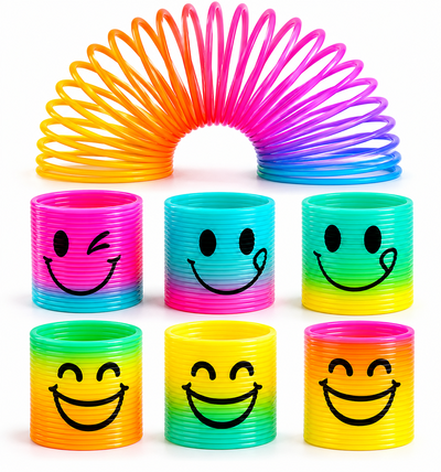 30 Resortes Mix Emoji Colores Souvenir Piñata