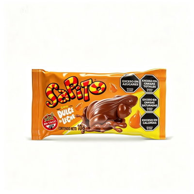 Chocolate Sapito Dulce de Leche Caja X 24 Unidades
