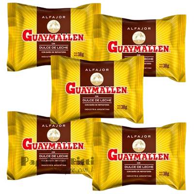 Alfajor Guaymallen Chocolate Negro 38g x 20Un