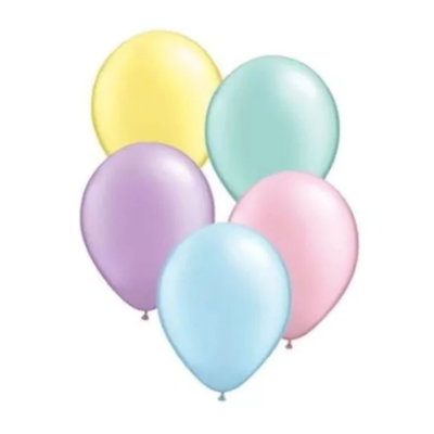 Globos color pastel x 50 unidades 