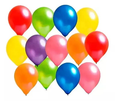 Globos colores surtidos pack x 50 unidades 